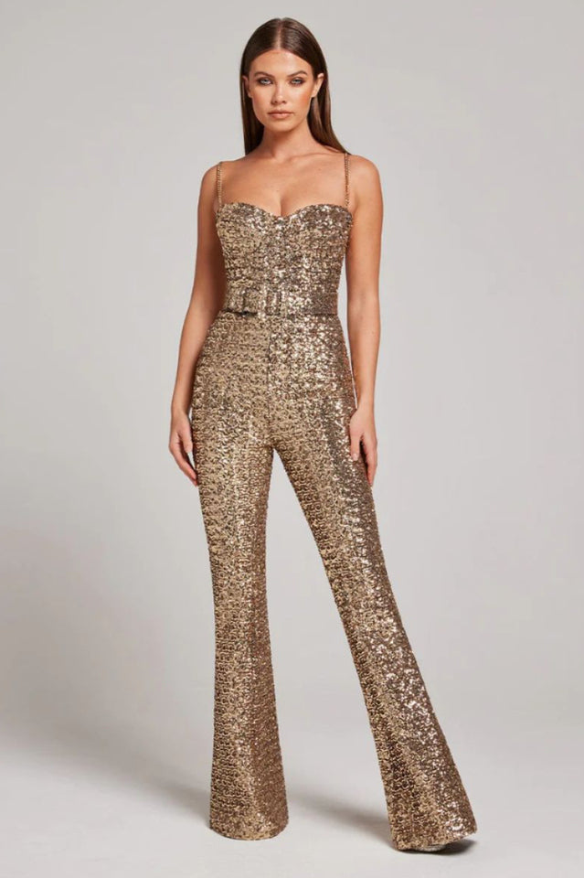 Lucinda Gold Jumpsuit