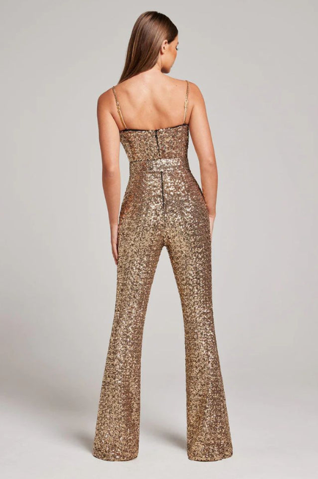 Lucinda Gold Jumpsuit