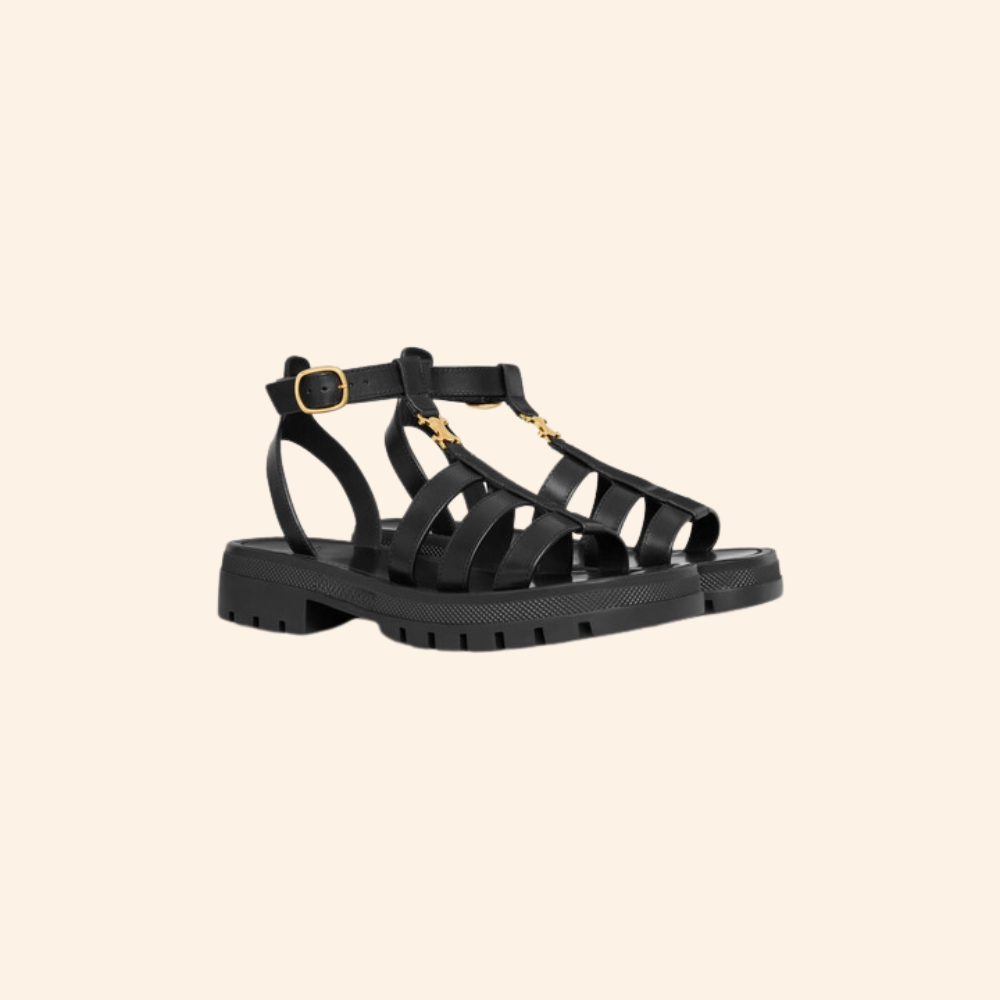 Black Citadel Sandals