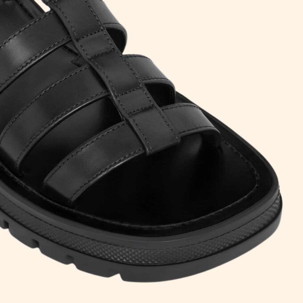 Black Citadel Sandals