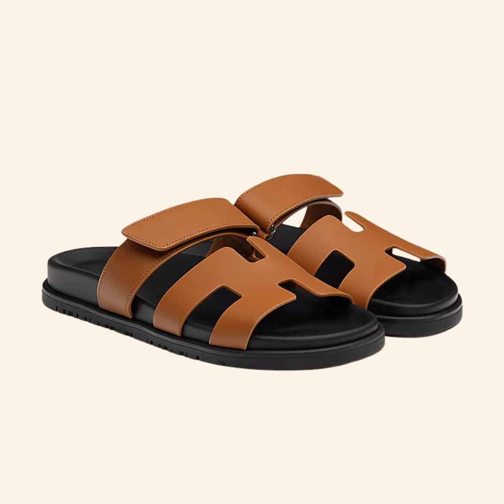 Brown Coastline Sandals