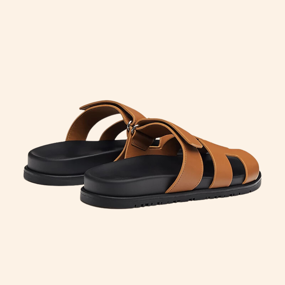 Brown Coastline Sandals