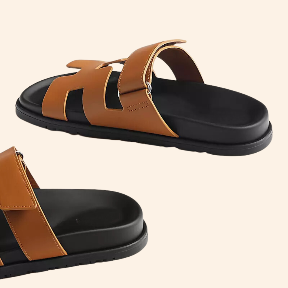 Brown Coastline Sandals