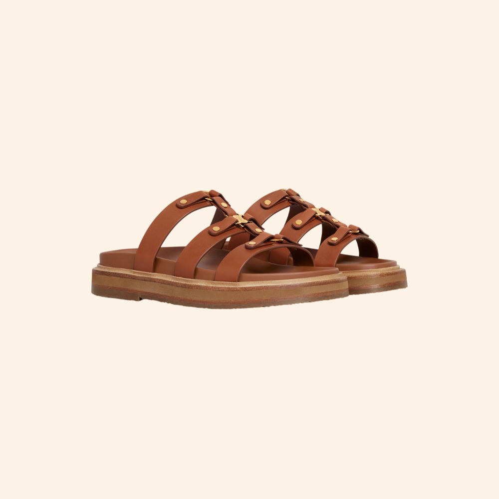 Brown Promenade Sandals (NEW)