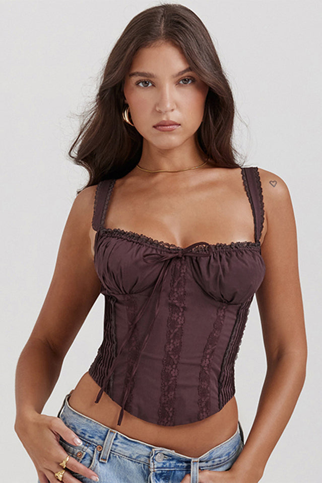 Gini Lack Back Corset