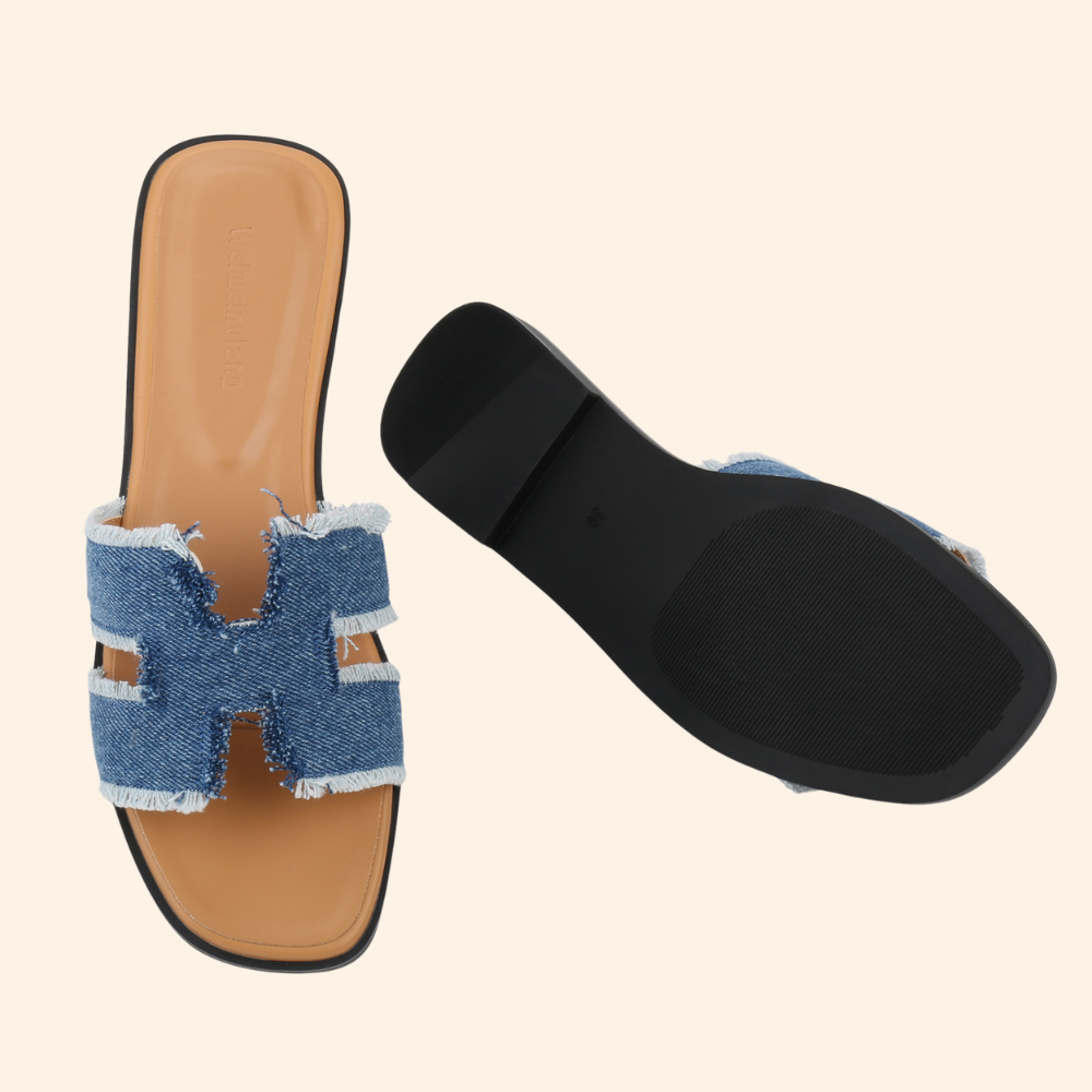 Blue Denim Riviera Sandals