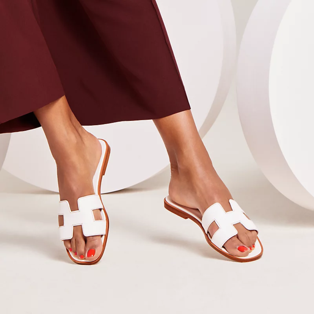 White Riviera Sandals