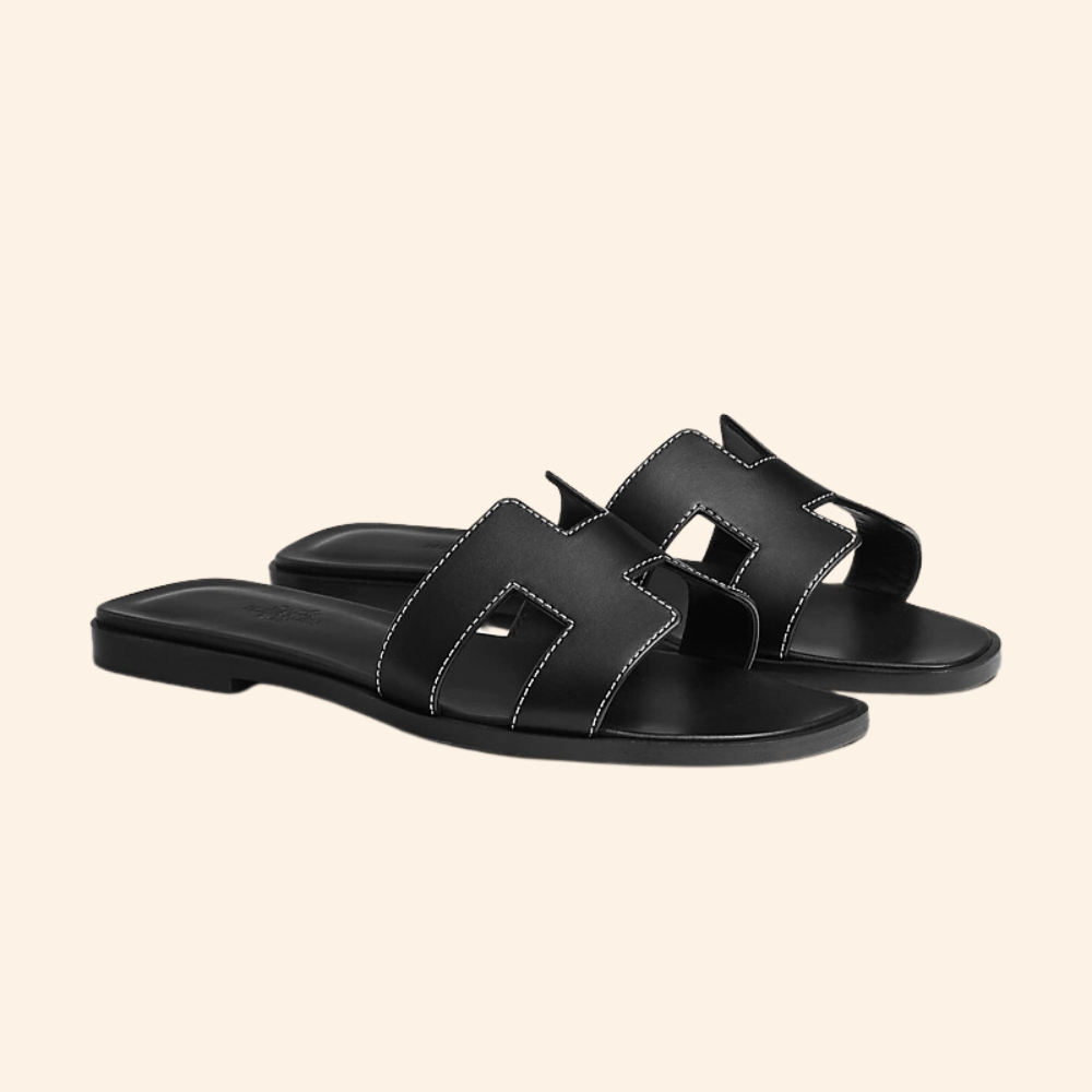 Black Riviera Sandals