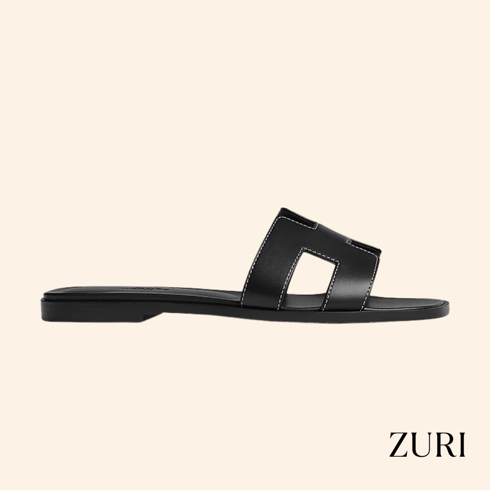 Black Riviera Sandals