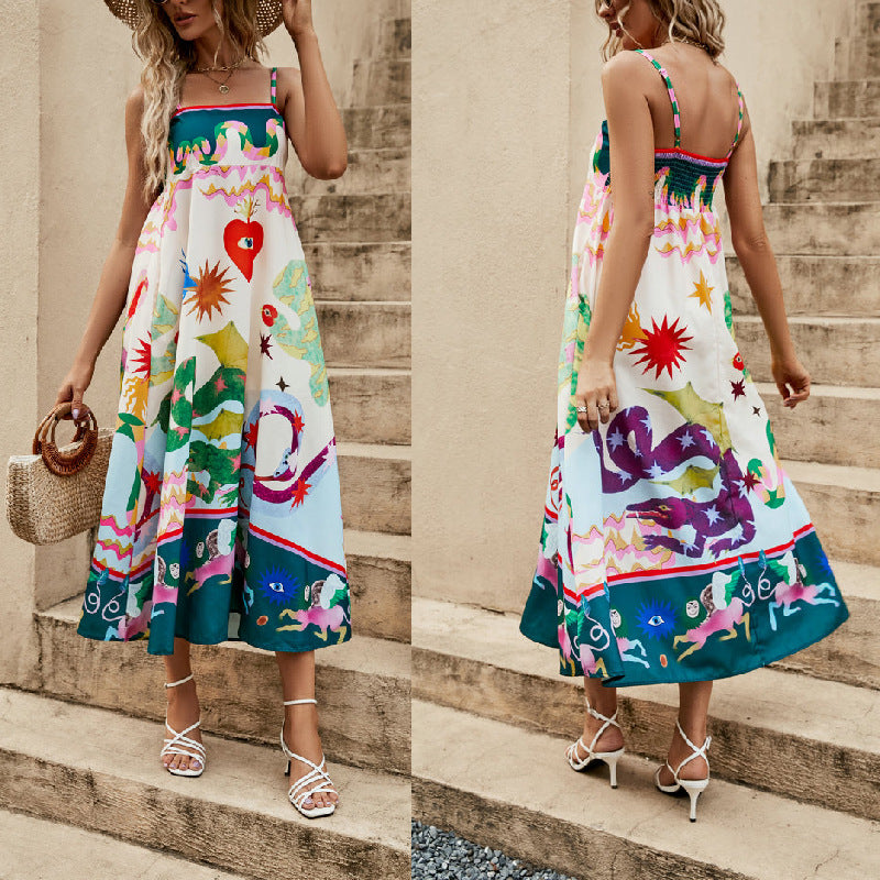 Painted Muse Maxi Dress.