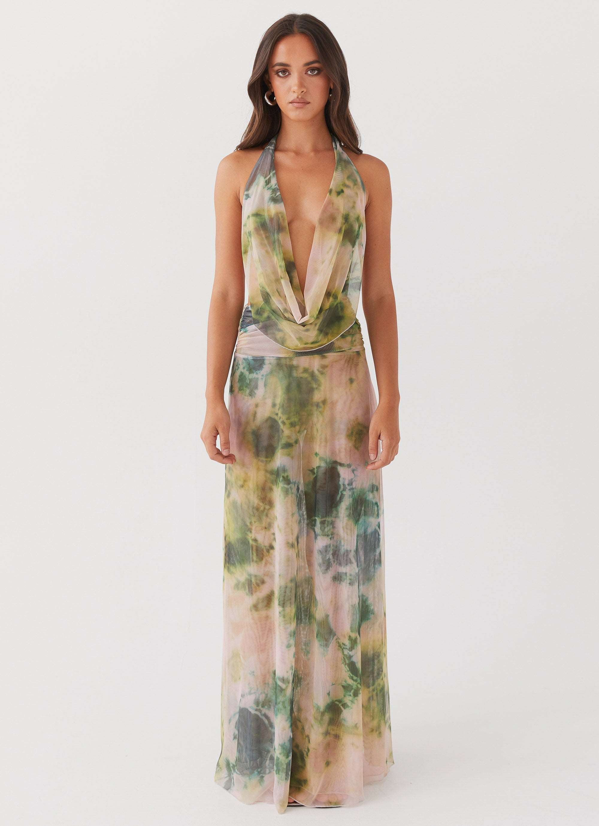 Emerald Enchantress Maxi Dress