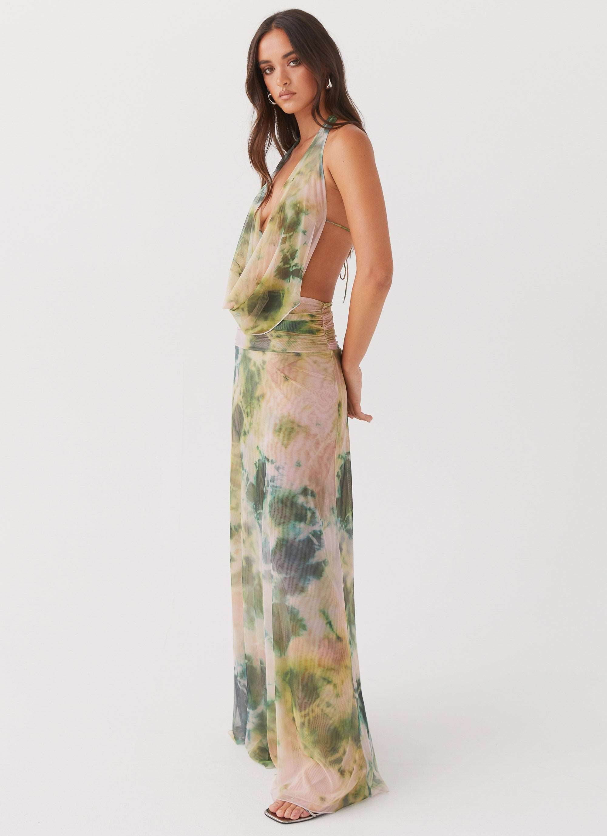 Emerald Enchantress Maxi Dress