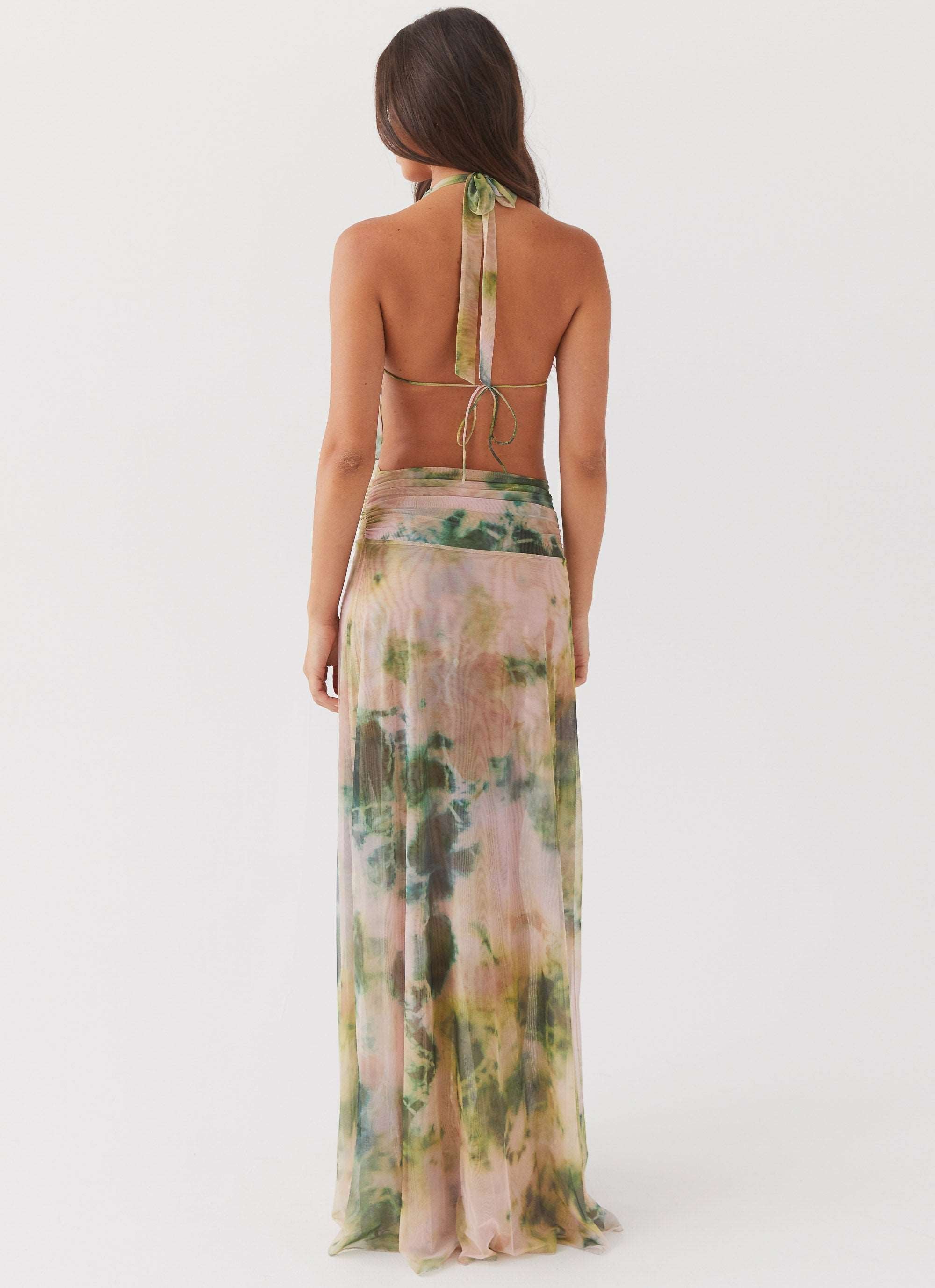 Emerald Enchantress Maxi Dress