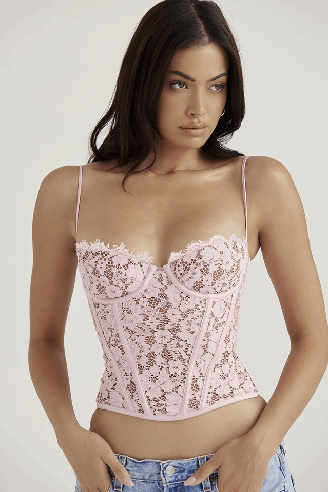 Rose Lace Underwired Bodice