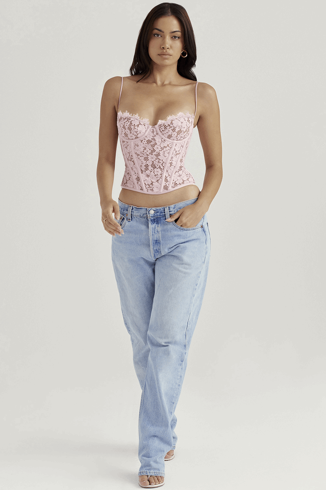 Rose Lace Underwired Bodice