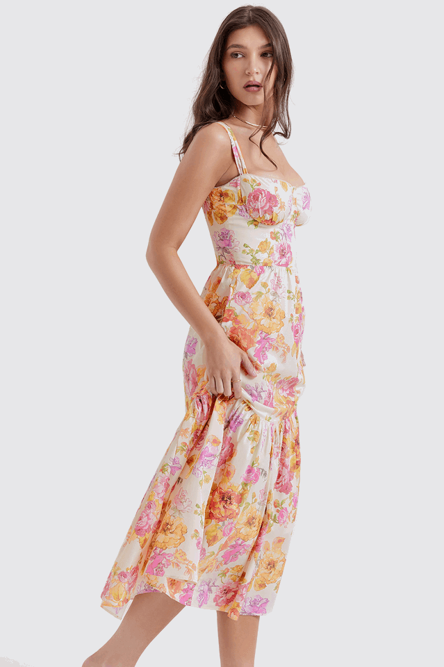 Flora Midi Garden Dress