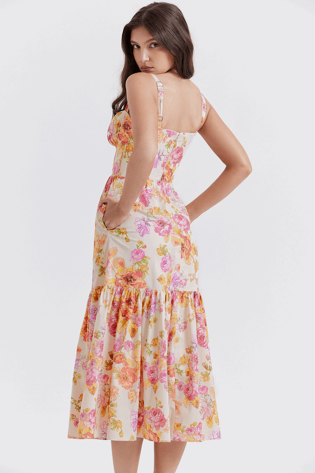 Flora Midi Garden Dress