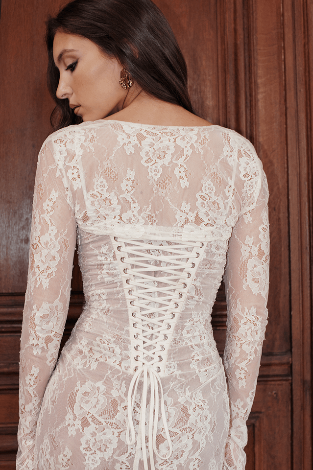 Ivory Lace Heirloom Gown