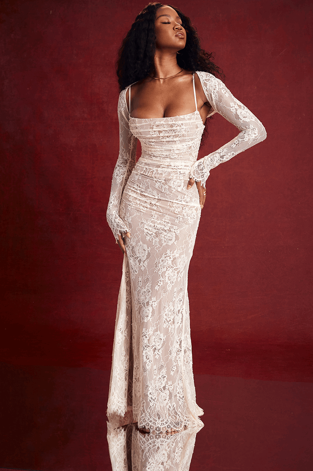 Ivory Lace Heirloom Gown