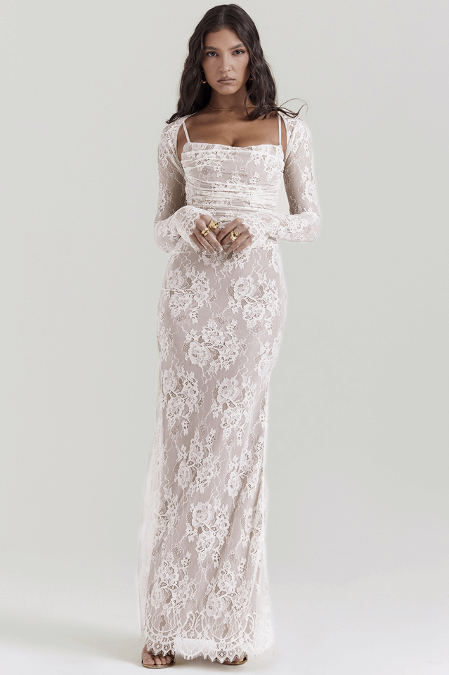 Ivory Lace Heirloom Gown