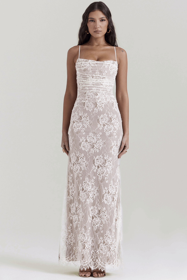 Ivory Lace Heirloom Gown