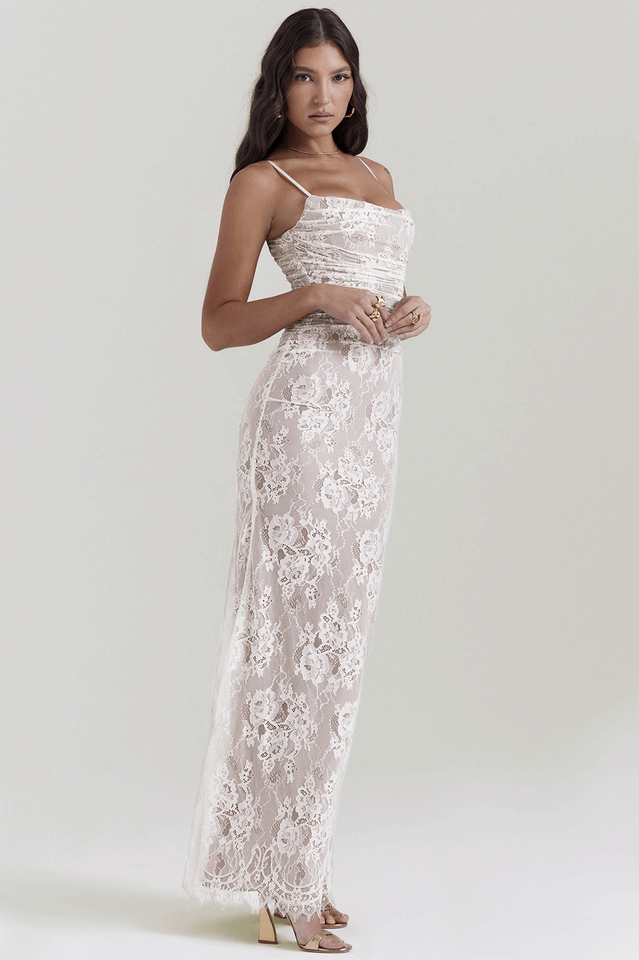 Ivory Lace Heirloom Gown