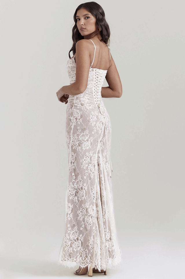 Ivory Lace Heirloom Gown